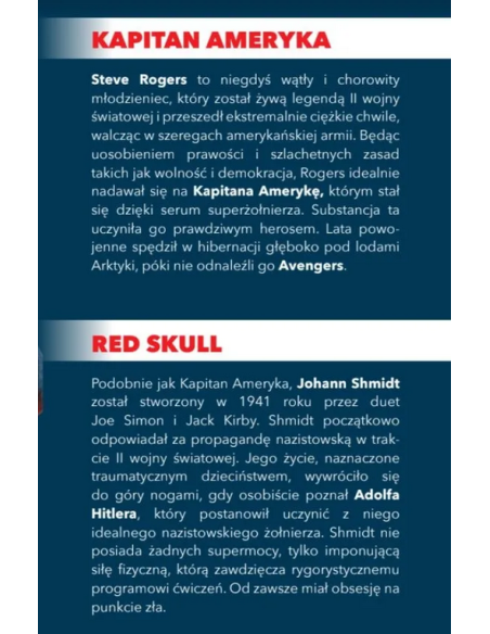 Wielkie pojedynki: Kapitan Ameryka kontra Red Skull Komiksy z uniwersum Marvela Panini