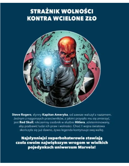 Wielkie pojedynki: Kapitan Ameryka kontra Red Skull Komiksy z uniwersum Marvela Panini