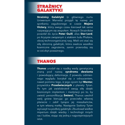 Wielkie pojedynki: Strażnicy Galaktyki kontra Thanos Komiksy z uniwersum Marvela Panini Wielkie pojedynki: Strażnicy Galaktyki kontra Thanos Komiksy z uniwersum Marvela Panini
