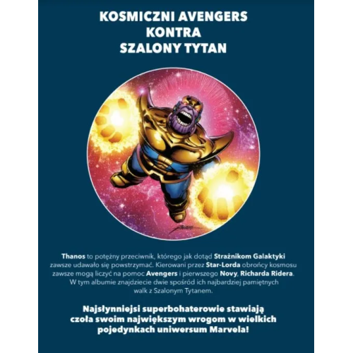 Wielkie pojedynki: Strażnicy Galaktyki kontra Thanos Komiksy z uniwersum Marvela Panini Wielkie pojedynki: Strażnicy Galaktyki kontra Thanos Komiksy z uniwersum Marvela Panini