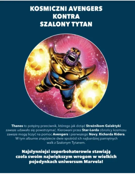 Wielkie pojedynki: Strażnicy Galaktyki kontra Thanos Komiksy z uniwersum Marvela Panini Wielkie pojedynki: Strażnicy Galaktyki kontra Thanos Komiksy z uniwersum Marvela Panini