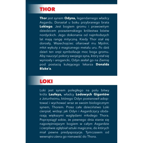 Wielkie pojedynki: Thor kontra Loki Komiksy z uniwersum Marvela Panini Wielkie pojedynki: Thor kontra Loki Komiksy z uniwersum Marvela Panini
