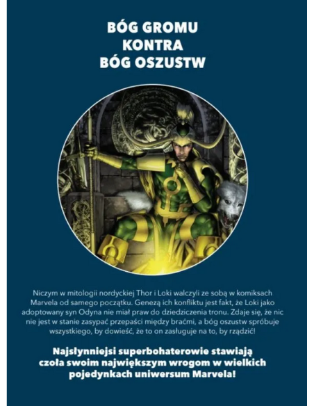 Wielkie pojedynki: Thor kontra Loki Komiksy z uniwersum Marvela Panini Wielkie pojedynki: Thor kontra Loki Komiksy z uniwersum Marvela Panini