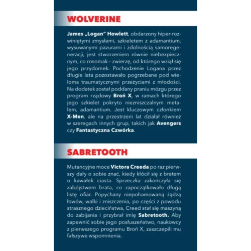 Wielkie pojedynki: Wolverine kontra Sabretooth Komiksy z uniwersum Marvela Panini