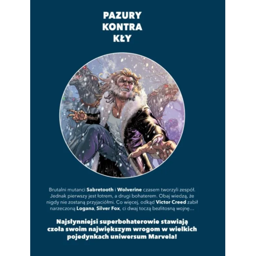 Wielkie pojedynki: Wolverine kontra Sabretooth Komiksy z uniwersum Marvela Panini