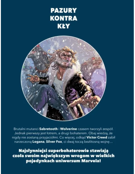 Wielkie pojedynki: Wolverine kontra Sabretooth Komiksy z uniwersum Marvela Panini
