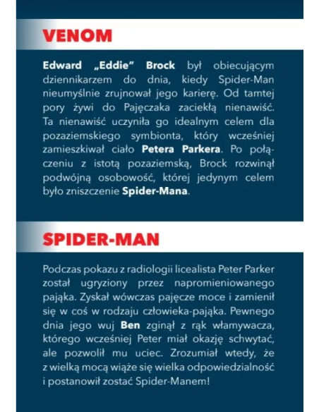 Wielkie pojedynki: Venom kontra Spider-Man Komiksy z uniwersum Marvela Panini