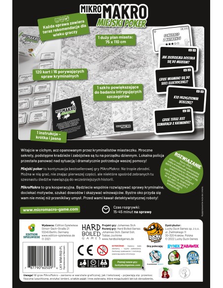 MikroMakro: Miejski poker Pozostałe gry Lucky Duck Games MikroMakro: Miejski poker Pozostałe gry Lucky Duck Games