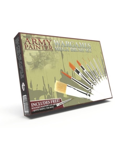 Wargames Mega Brush Set - Zestaw pędzli z serii Wargames Zestawy Army Painter