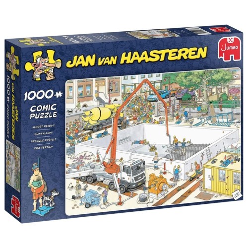 Puzzle 1000 el. JAN VAN HAASTEREN Prawie gotowe Seria - Jan Van Haasteren Jumbo
