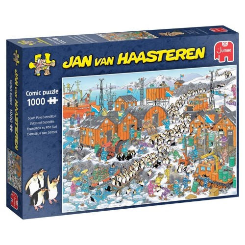 Puzzle 1000 el. JAN VAN HAASTEREN Ekspedycja na biegun płd Seria - Jan Van Haasteren Jumbo