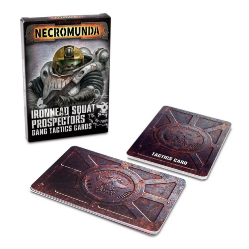 NECROMUNDA: Ironhead Squat Prospectors Gang Tactics Cards Necromunda Games Workshop