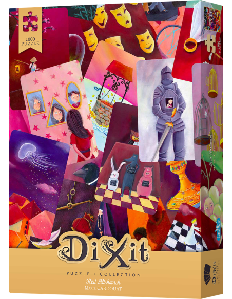 Dixit: Puzzle - Red MishMash (1000 elementów) Przedsprzedaż Rebel