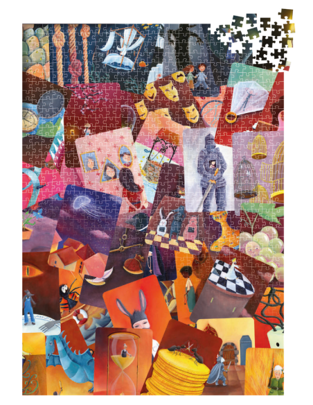 Dixit: Puzzle - Red MishMash (1000 elementów) Przedsprzedaż Rebel