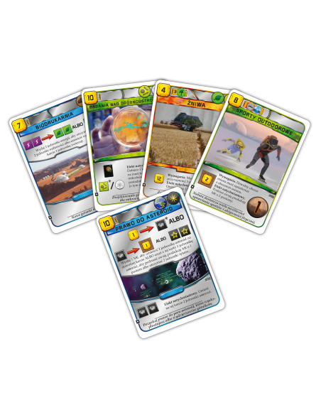 Terraformacja Marsa - Zestaw dodatkowy 6 i 7 (5 kart) Terraformacja Marsa Rebel