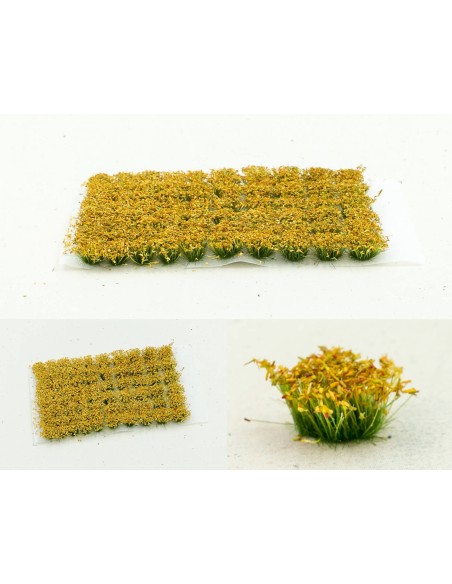 Paint Forge Kępki kwiatów Amber Field 6 mm 70 szt. Trawa i Posypki Paint Forge