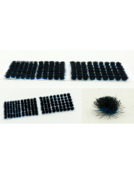 Paint Forge Kępki trawy Fobos Black 6mm 140szt. Trawa i Posypki Paint Forge Paint Forge Kępki trawy Fobos Black 6mm 140szt. Trawa i Posypki Paint Forge