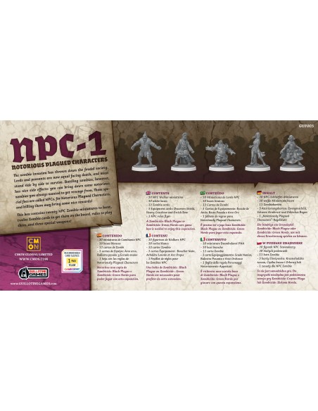 Zombicide: Czarna Plaga: NPC-1