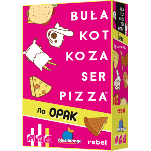 Buła, Kot, Koza, Ser, Pizza - Na opak