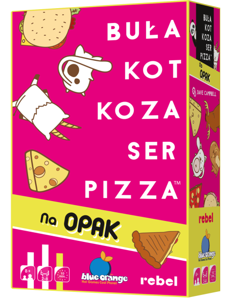 Buła, Kot, Koza, Ser, Pizza - Na opak