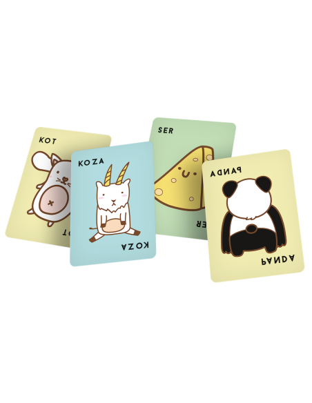 Buła, Kot, Koza, Ser, Pizza - Na opak