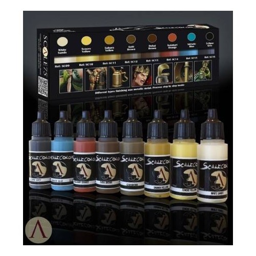 Scale 75: NMM Gold and Copper Paint Set