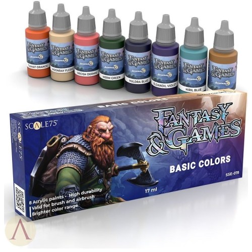 Scale75: Fantasy & Games - Paint Set - Basic Colors