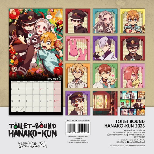 Hanako - kalendarz ścienny 2023
