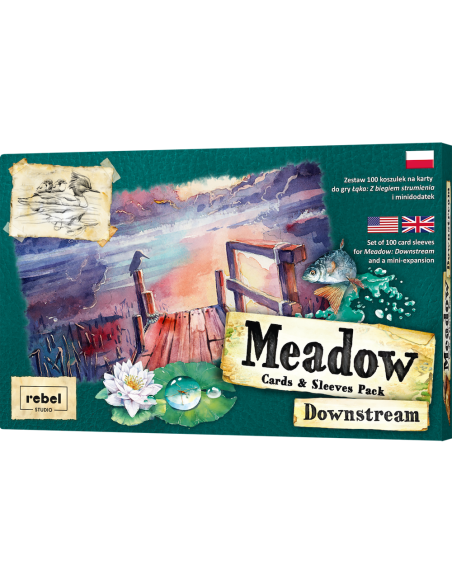 Łąka: Z biegiem strumienia - Koszulki z zestawem kart