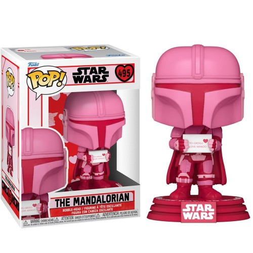 Figurka POP Star Wars: Valentines Mandalorian 495