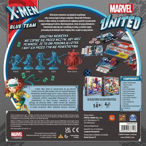 Marvel United: X-men Blue Team