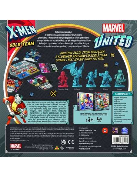 Marvel United: X-men Gold Team