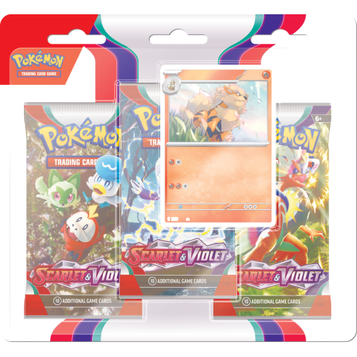 Pokémon TCG: Scarlet & Violet - 3-pack Blister Arcanine