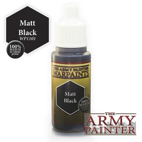 The Army Painter: Warpaints - Matt Black (2022)