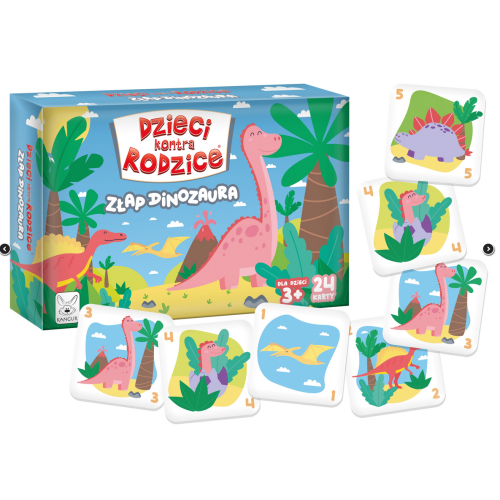 Dzieci kontra Rodzice. Złap dinozaura