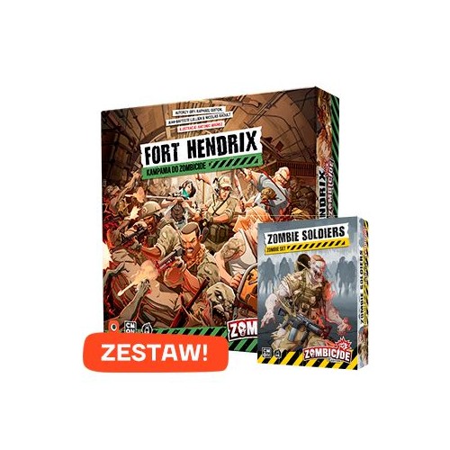 Zestaw: Zombicide 2.0 Soldiers +Fort Hendrix