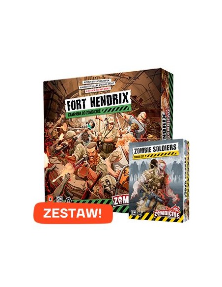 Zestaw: Zombicide 2.0 Soldiers +Fort Hendrix