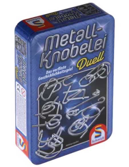 Łamigłówki druciane (w metalowej puszce)