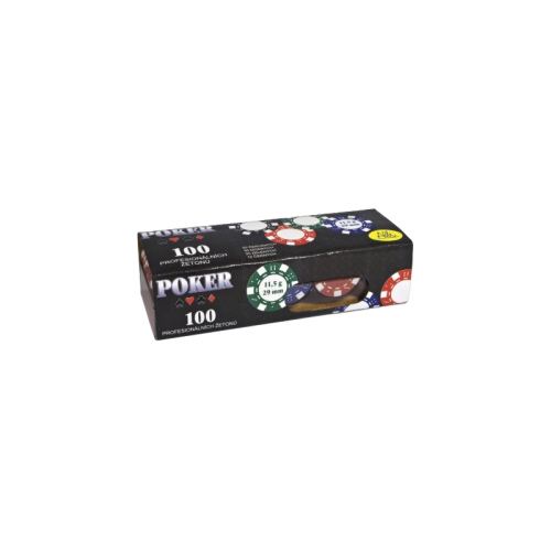 Poker - 100 żetonów 11,5g