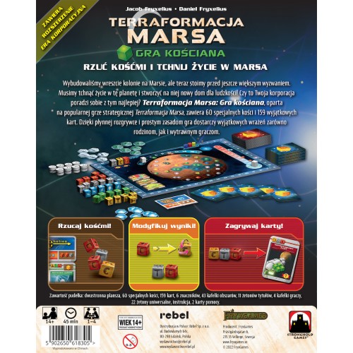 Terraformacja Marsa: Gra kościana