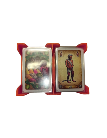 Mały podwójny podajnik na karty Mini European 45 × 68 mm