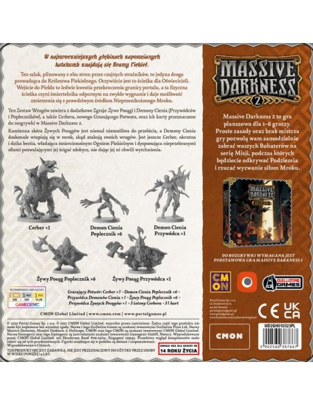 Massive Darkness 2: Gates of Hell zestaw wrogów