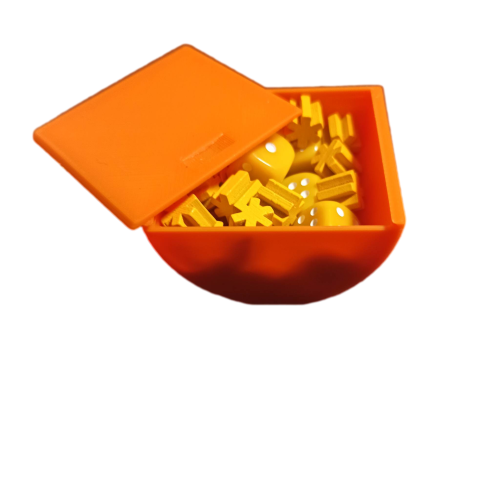 Zestaw 4 pudełek na znaczniki do gry...