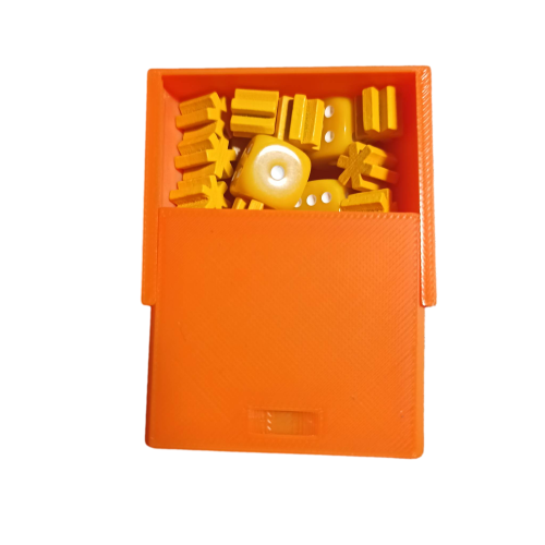 Zestaw 4 pudełek na znaczniki do gry...