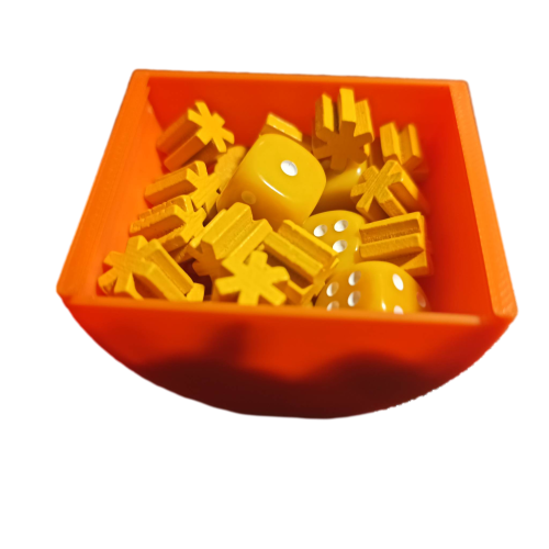 Zestaw 4 pudełek na znaczniki do gry...