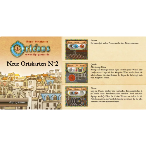 Orléans: Neue Ortskarten N°2