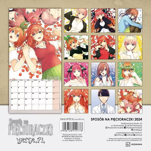 Sposób na pięcioraczki - Kalendarz...