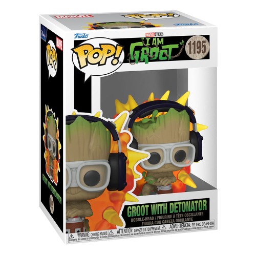 Figurka POP Marvel:  I Am Groot - Groot w/ detonator 1195