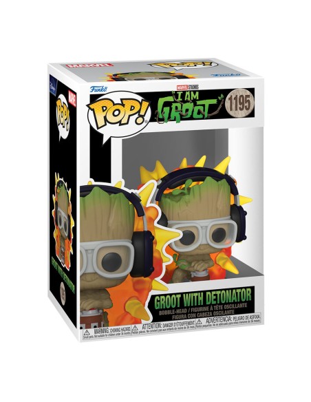 Figurka POP Marvel:  I Am Groot - Groot w/ detonator 1195