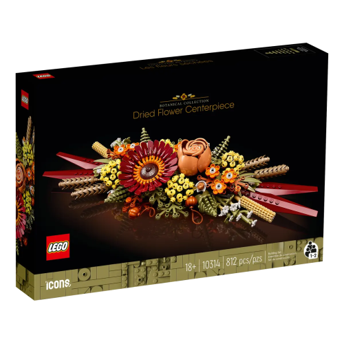 Lego ICONS 10314 Stroik z suszonych kwiatów